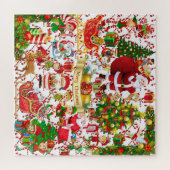 子供は退屈なの?クリスマスサンタリスト名の検索 ジグソーパズル (横)