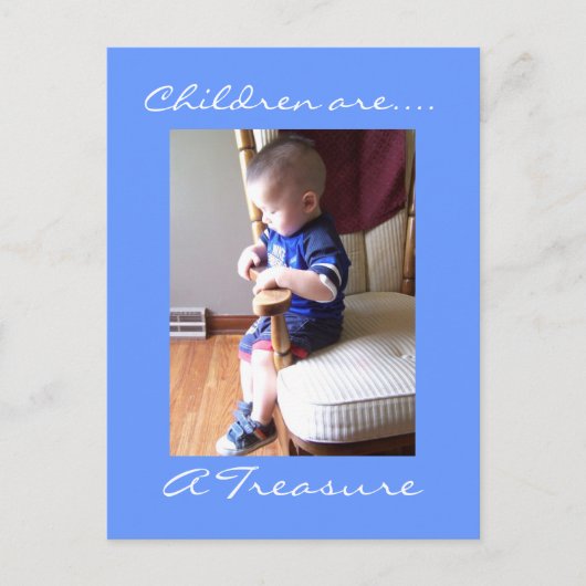子供は…......宝 ポストカード (正面)