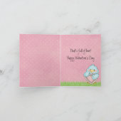 子供へかわいいバレンタインデーカード シーズンカード (内部)