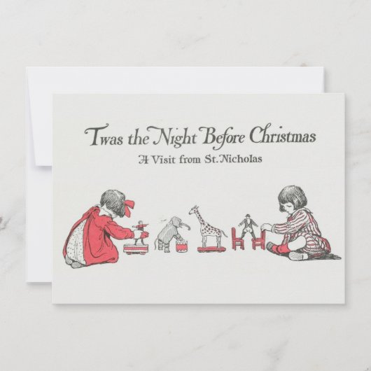 子供へのクリスマス感謝カード サンキューカード (正面)