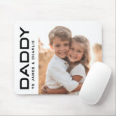 子供へのパパはフォトファーザーの日を名前 マウスパッド (マウス)