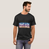子供へのプロトコルはひどい唇の贈り物だった Tシャツ (正面フル)