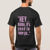 子供への愛の言葉Tシャツ Tシャツ (裏面)