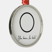 子供へを知っています メタルオーナメント (右)