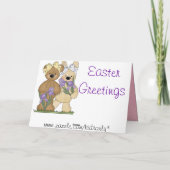 子供へイースターカード シーズンカード (裏面)