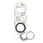 子供へカラフルなフクロウパターン キーホルダー栓抜き (裏面)