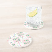 子供へカラフルなフクロウパターン コースター (側面)