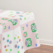 子供へカラフルなフクロウパターン テーブルクロス (インサイチュ)