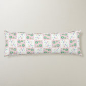 子供へカラフルなフクロウパターン ボディピロー (裏面)