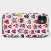 子供へカラフルなフクロウパターン Case-Mate iPhoneケース (裏面(横))