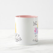 子供へココアの魔法のユニコーンのかわいいマグ マグカップ (中央)