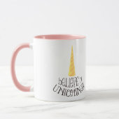 子供へココアの魔法のユニコーンのかわいいマグ マグカップ (左)