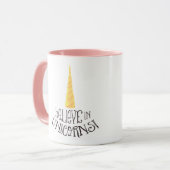 子供へココアの魔法のユニコーンのかわいいマグ マグカップ (正面左)