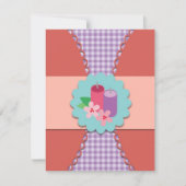 子供へスパのパーティの招待状 招待状 (正面)