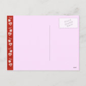 子供へバレンタイン シーズンポストカード (裏面)