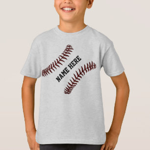 子供へパーソナライズな野球のワイシャツ Tシャツ