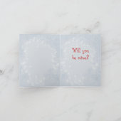 子供へヴィンテージのバレンタインの子犬カード シーズンカード (内部)