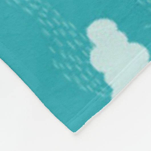 子供へ世界の動物の地図 フリースブランケット (角)