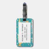 子供へ世界の動物の地図 ラゲッジタグ (裏面縦)