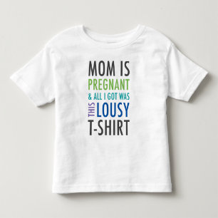 子供へ妊娠の発表のワイシャツ トドラーTシャツ