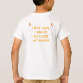 子供へ白血病のワイシャツ Tシャツ (裏面)
