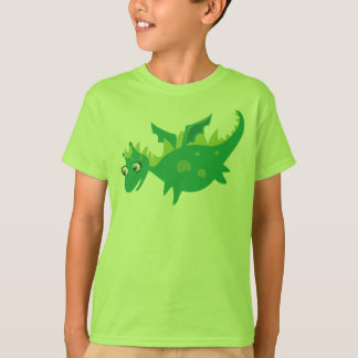 子供へ緑ドラゴンのTシャツ Tシャツ