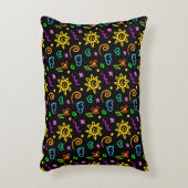 子供へ背景のカラフルなデザイン アクセントクッション (正面(垂直))