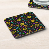 子供へ背景のカラフルなデザイン コースター (左側)