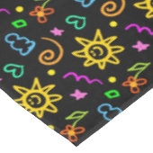 子供へ背景のカラフルなデザイン テーブルクロス (アングル)