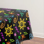子供へ背景のカラフルなデザイン テーブルクロス (インサイチュ)