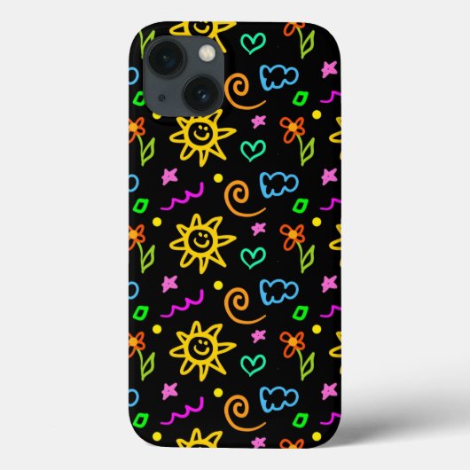 子供へ背景のカラフルなデザイン Case-Mate iPhoneケース (裏面)