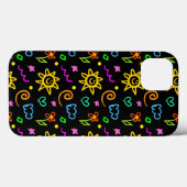 子供へ背景のカラフルなデザイン Case-Mate iPhoneケース (裏面 (横))