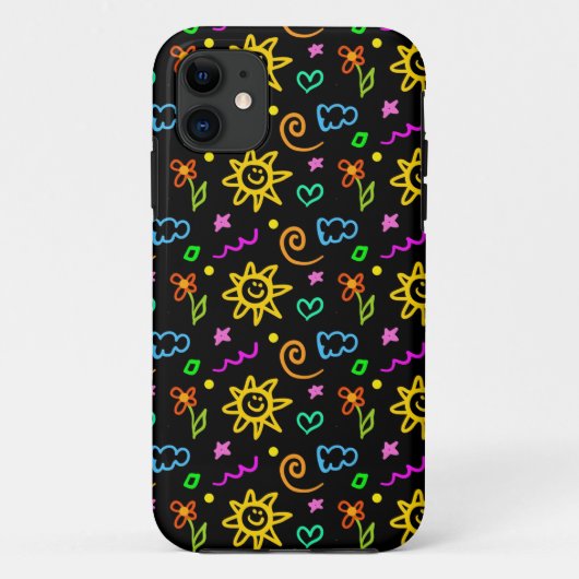 子供へ背景のカラフルなデザイン Case-Mate iPhoneケース (裏面)
