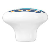 子供へ青いロボットドア・ノブ セラミックノブ (側面)