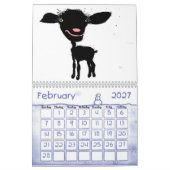 子供へ2012年 カレンダー (2月 2027)