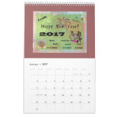 子供へ2017カレンダー カレンダー (1月 2027)