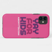 子供へ/Abort73.com Yay Case-Mate iPhoneケース (裏面(横))