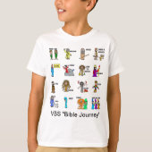 子供へVBSの聖書の旅行のワイシャツ Tシャツ (正面)