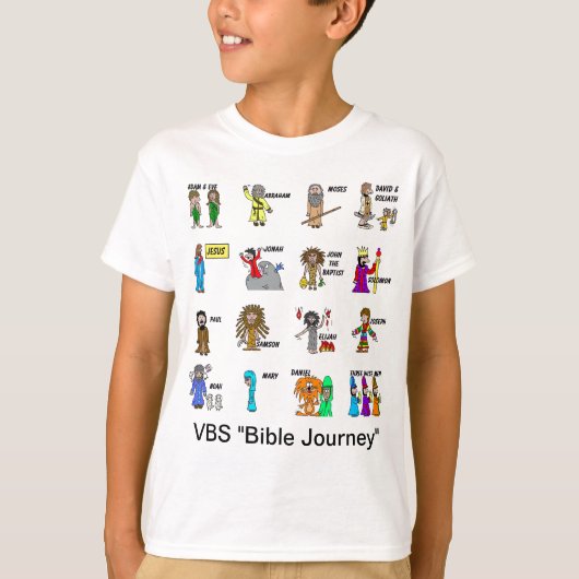 子供へVBSの聖書の旅行のワイシャツ Tシャツ (正面)