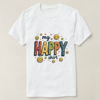 子供も大人も「私のハッピーシャツ」 Tシャツ