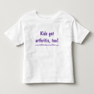 子供も関節炎を得ます! トドラーTシャツ