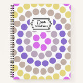 子供や先生のための楽しい学校用品 ノートブック (正面)