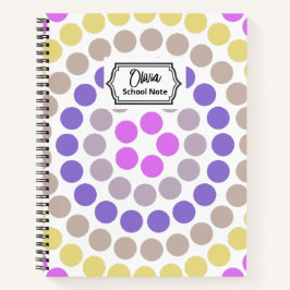 子供や先生のための楽しい学校用品 ノートブック