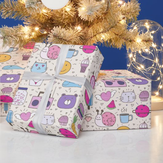 子供や赤ちゃんへのギフトにぴったりな包装紙 ラッピングペーパー (クリスマス)