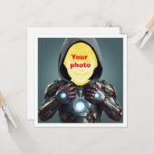 子供をヒーローにしよう！オリジナルヒーローカード カード (正面/裏面インサイチュ)