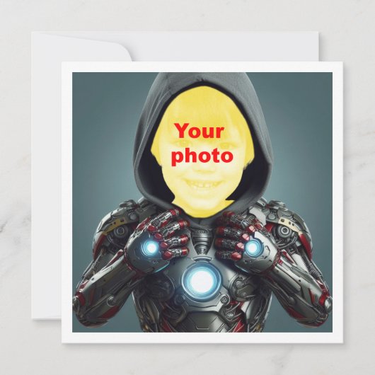 子供をヒーローにしよう！オリジナルヒーローカード カード (正面)