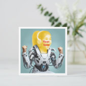 子供をヒーローにしよう!オリジナルヒーローカード カード (スタンド正面)