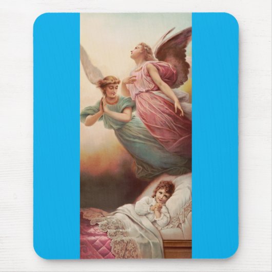 子供を伴う守護天使 マウスパッド (正面)