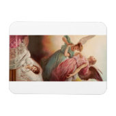 子供を伴う守護天使 マグネット (横)