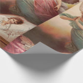 子供を伴う守護天使 ラッピングペーパー (角)